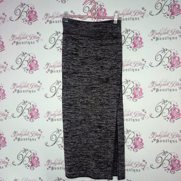 Wilfred free skirt Heathered purple white leg slit long stretchy soft comfy - Picture 1 of 9